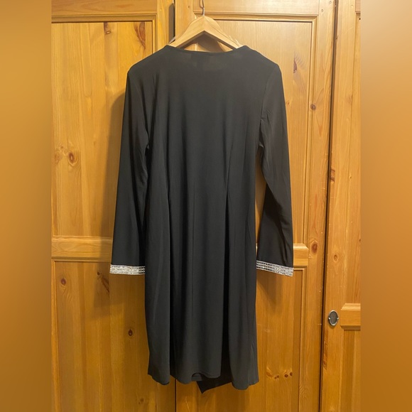 MSK Black Party Dress with sparkling accent - Picture 4 of 4